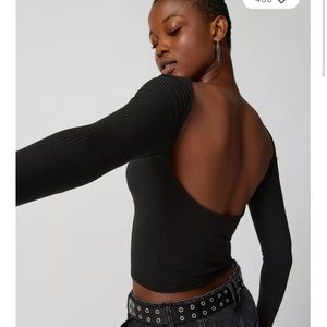 NWT UO Nadia Low-Back Long Sleeve